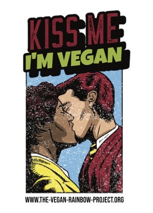 10x Kiss Me Postcard (Gay) DIN A6